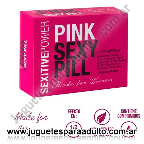 Accesorios, Accesorios eroticos, Pink sexy pill vigorizante Femenino